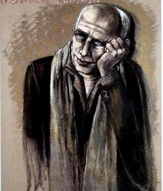 Sergio Vacchi “Ritratto di Testori”