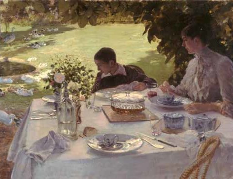 de nittis “Colazione in giardino”