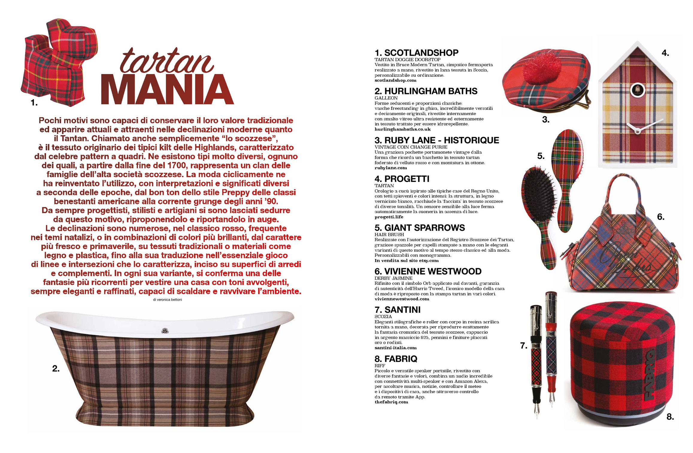 TARTAN MANIA DENTROCASA GENNAIO 2019