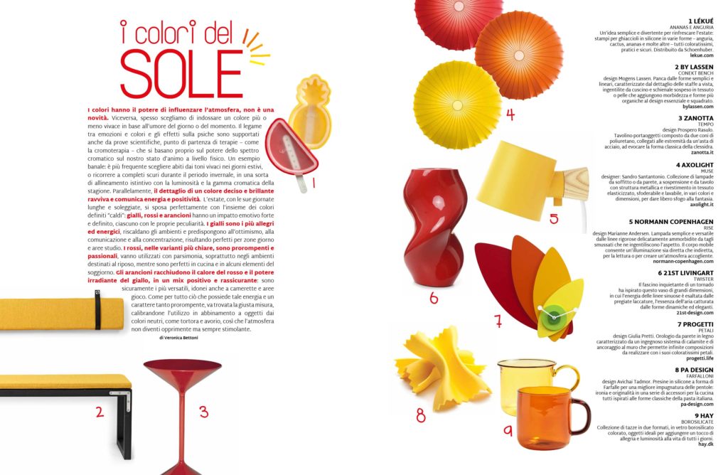 I COLORI DEL SOLE - DENTROCASA luglio 2019
