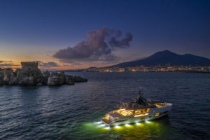 Sherpa-XL-Arcadia-Yachts-Exterior-Running-Night