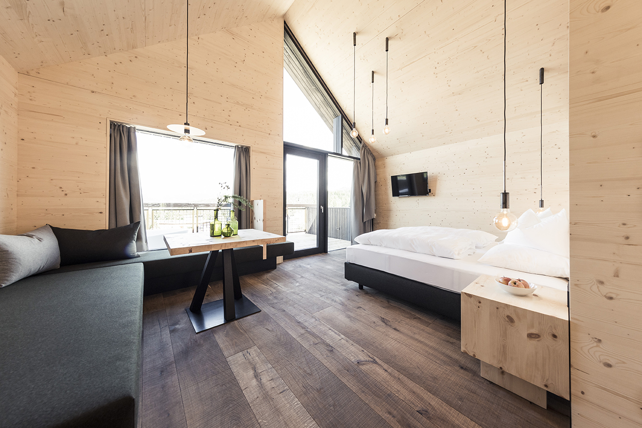 L'interno dello Chalet Bosco
