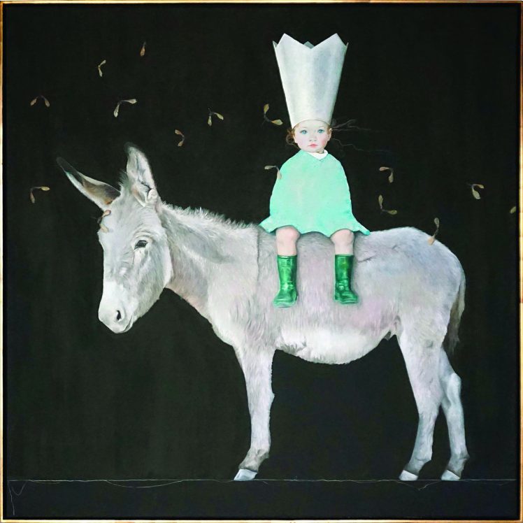 Le reel est le reve, 160x160 cm